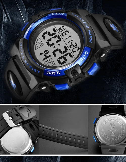 Load image into Gallery viewer, Digital Sports Watch for Age 4-15 Waterproof Watches with Alarm Stopwatch Wrist Watches Birthday Chriatmas Gift for Age 4-15
