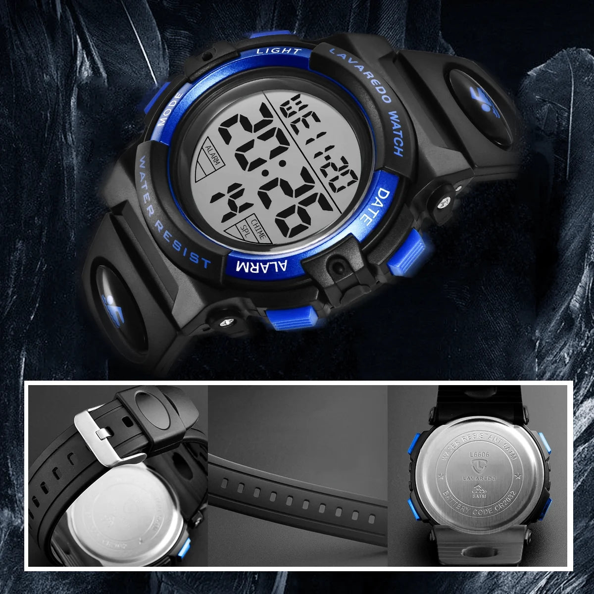 Digital Sports Watch for Age 4-15 Waterproof Watches with Alarm Stopwatch Wrist Watches Birthday Chriatmas Gift for Age 4-15