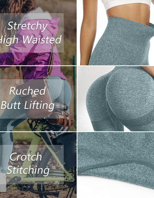 Load image into Gallery viewer, High Waisted Leggings for Women Tummy Control Butt Lifting Yoga Pants Workout Compression Tights
