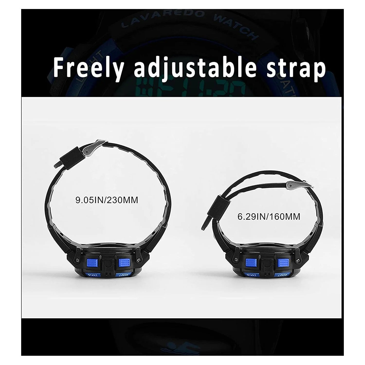 Digital Sports Watch for Age 4-15 Waterproof Watches with Alarm Stopwatch Wrist Watches Birthday Chriatmas Gift for Age 4-15