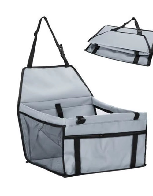 Load image into Gallery viewer, High Quality Pet Dog Car Booster Seat Pet Mesh Puppy Safety Belt Stable Foldable Travel Pet Dog Car Seat Booster Basket
