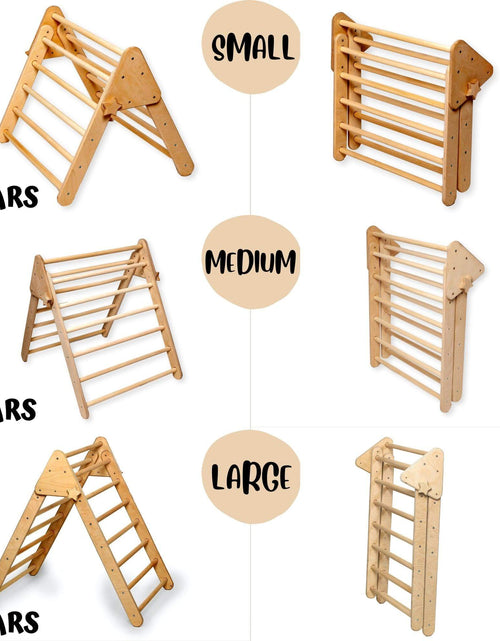 Load image into Gallery viewer, 3 size Montessori Triangle Climber Set | Indoor Playground for Kids-1
