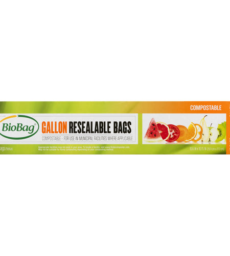 BIOBAG GALLON RESEAL BAG ( 12 X 15 CT   )-0