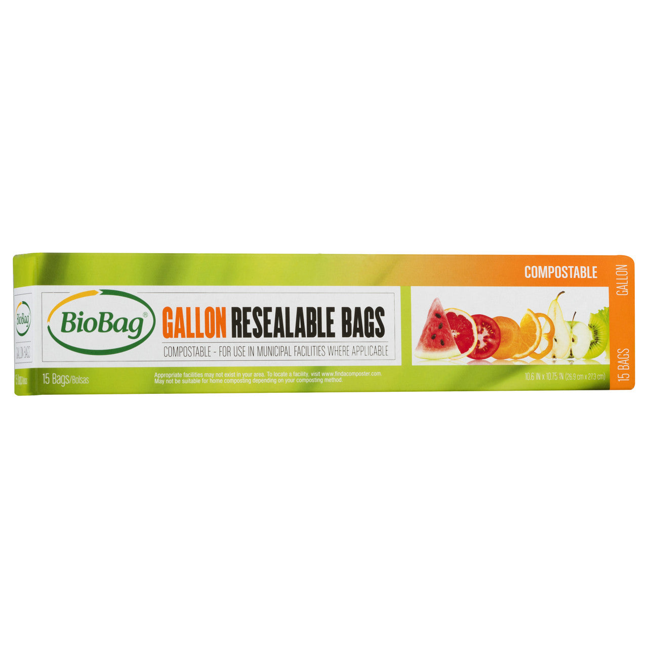 BIOBAG GALLON RESEAL BAG ( 12 X 15 CT   )-1
