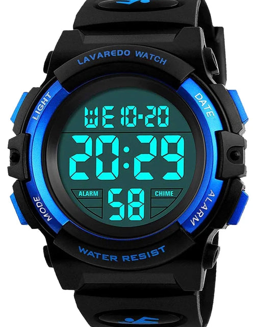 Load image into Gallery viewer, Digital Sports Watch for Age 4-15 Waterproof Watches with Alarm Stopwatch Wrist Watches Birthday Chriatmas Gift for Age 4-15
