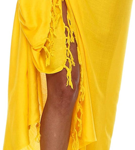 Womens Beach Cover up Sarong Swimsuit Cover-Up Many Solids Colors