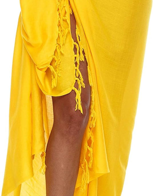 Load image into Gallery viewer, Womens Beach Cover up Sarong Swimsuit Cover-Up Many Solids Colors
