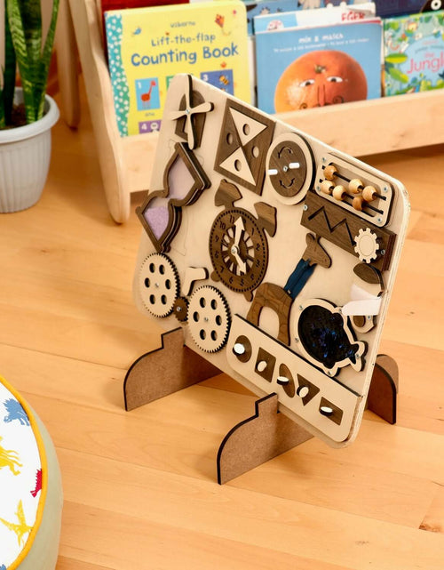 Load image into Gallery viewer, Wooden Busy Board for Toddlers-3

