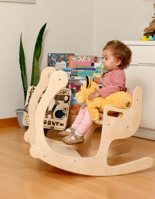 Load image into Gallery viewer, Toddler Rocking Chair and Table Set: Eco-Friendly by Kidodido-3
