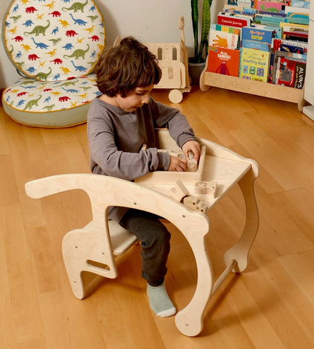 Toddler Rocking Chair and Table Set: Eco-Friendly by Kidodido-1