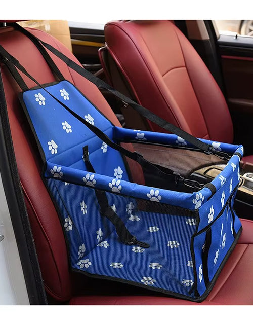 Load image into Gallery viewer, High Quality Pet Dog Car Booster Seat Pet Mesh Puppy Safety Belt Stable Foldable Travel Pet Dog Car Seat Booster Basket
