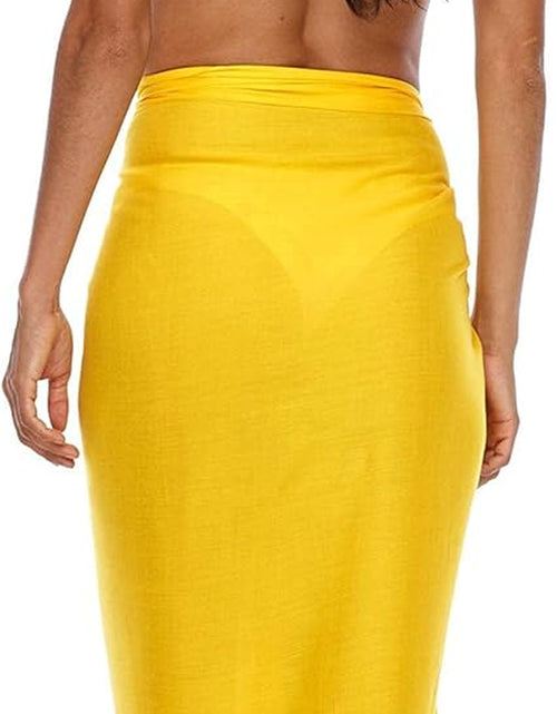 Load image into Gallery viewer, Womens Beach Cover up Sarong Swimsuit Cover-Up Many Solids Colors
