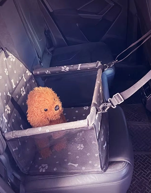 Load image into Gallery viewer, High Quality Pet Dog Car Booster Seat Pet Mesh Puppy Safety Belt Stable Foldable Travel Pet Dog Car Seat Booster Basket
