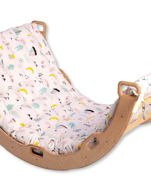 Load image into Gallery viewer, Climbing Arch with Flamingo Pillow | Montessori Play Set-4
