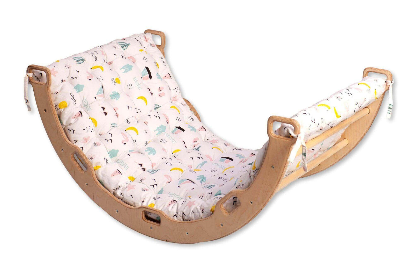 Climbing Arch with Flamingo Pillow | Montessori Play Set-4