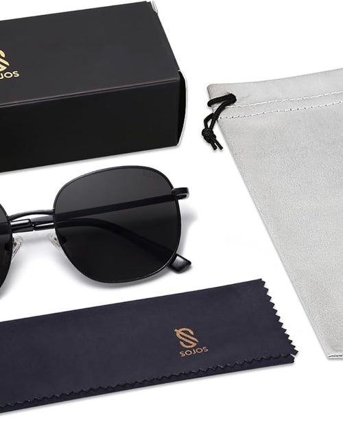 Load image into Gallery viewer, Classic Square Sunglasses for Women Men with Spring Hinge Sunnies SJ1137
