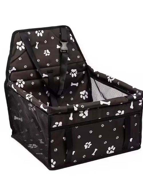 Load image into Gallery viewer, High Quality Pet Dog Car Booster Seat Pet Mesh Puppy Safety Belt Stable Foldable Travel Pet Dog Car Seat Booster Basket
