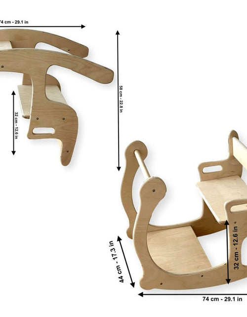 Load image into Gallery viewer, Toddler Rocking Chair and Table Set: Eco-Friendly by Kidodido-2
