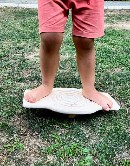 Load image into Gallery viewer, Maze Wooden Balance Board-3
