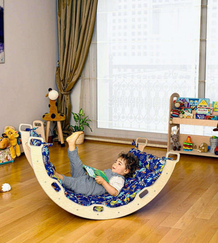 Montessori Arch with XL Forest Design Pillow-0