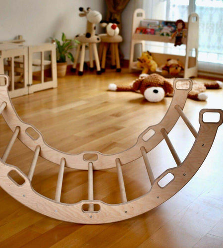 Montessori Arch with XL Forest Design Pillow-1